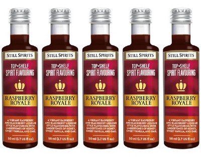 Still Spirits Top Shelf Raspberry Royale Essence 5 PK Home Brew Distilling