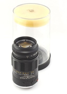Leica 90mm f2.8 Elmarit M für Leica M Mount Kamera E39 mit Keeper Case