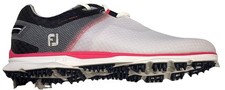 FootJoy Women's Pro SL Sport Golf Shoes White/Navy/Pink 98147 - 9 M