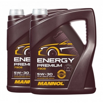 Mannol 5W-30 Energy Premium Motoröl, VW 505 01, dexos1 Gen3, 2x5 Liter