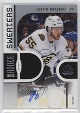 2024 SP Game Used Inked Rookie Sweaters 65/99 Justin Brazeau #IRS-JB Auto 13og
