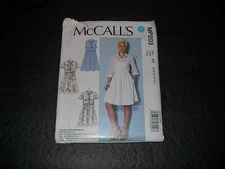 McCall's Pattern 7314 Misses' Pullover Dress with Sleeve Variations  6 ~ 14  Unc