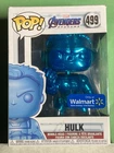 Funko POP Marvel Avengers Endgame 499 Walmart Hulk Blue Metallic
