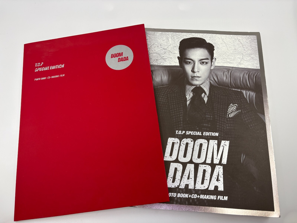 T.O.P (BIGBANG) Special Edition – DOOM DADA Photobook + CD Set | eBay