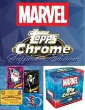 2025 Topps Chrome Marvel SAPPHIRE Pick Your Own - 25-50% Buy More DISCOUNTS!