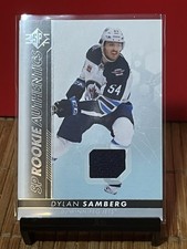 2022-23 SP AUTHENTIC HOCKEY DYLAN SAMBERG ROOKIE AUTHENTICS PATCH #131