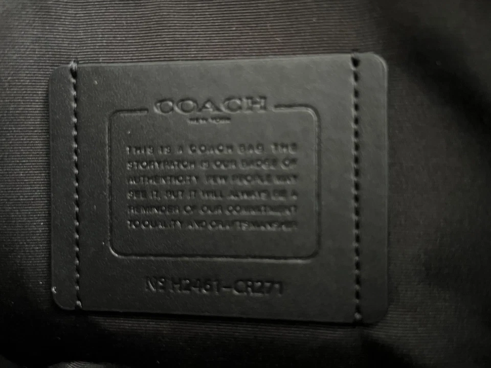 Coach Graham Slim Brief Color — Gunmetal/Black - Image 4 of 4