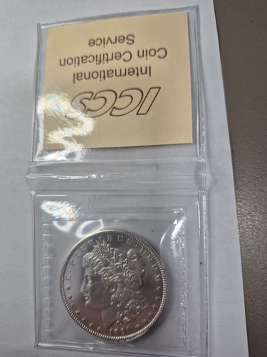 1891 CC, ICCS MS62, MORGAN $1 Dollar , -3300
