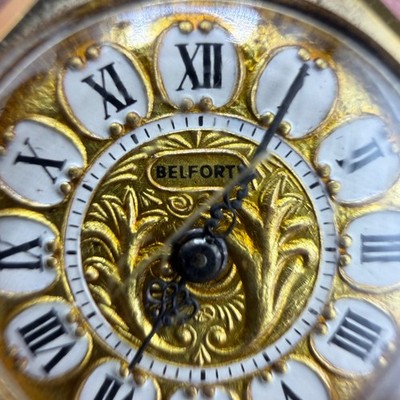 Vintage Belfort Women s Watch Gold Tone Art Deco Revival Winds and Ticks