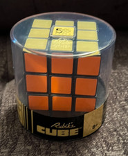GENUINE RUBIK'S CUBE 50th ANNIVERSARY SPECIAL GOLD RETRO EDITION-NEW 