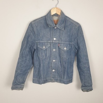 Levis 70500 Trucker Jacke Herren Small Blau Vintage 90s Denim Western Everyday