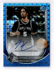 STEPHON CASTLE 2025-26 Bowman Chrome Blue X Refractor AUTO #BCA-SC #/150