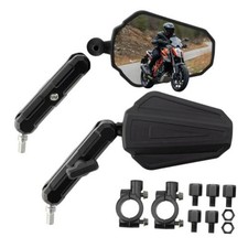 Motorcycle Mirrors Universal M8 M10 Bolt 7/8" Aluminum Alloy Motorcycle