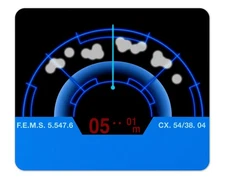 Aliens Colonial Marines Motion Tracker Mousepad 1/4 Thick