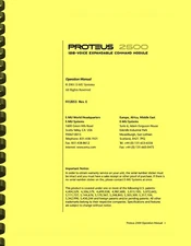 E-MU Proteus 2500 Rev. E OWNER'S OPERATIONS MANUAL