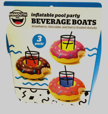 Big Mouth 3 Inflatable Pool Party Beverage Boats Donuts