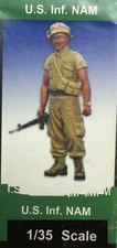 Unpainted 1/35 Resin Model Frontline U.S. Army Soldier Infantry Leader 995G