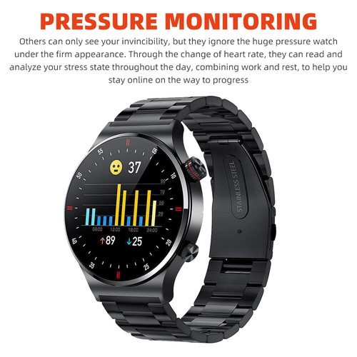 Bluetooth Call Smart Watches Full Touch Screen Sports Monitor For iPhone HISENSE - Picture 8 of 12