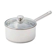 Mainstays 3 qt Induction Compatible Stainless Steel Saucepan with Lid