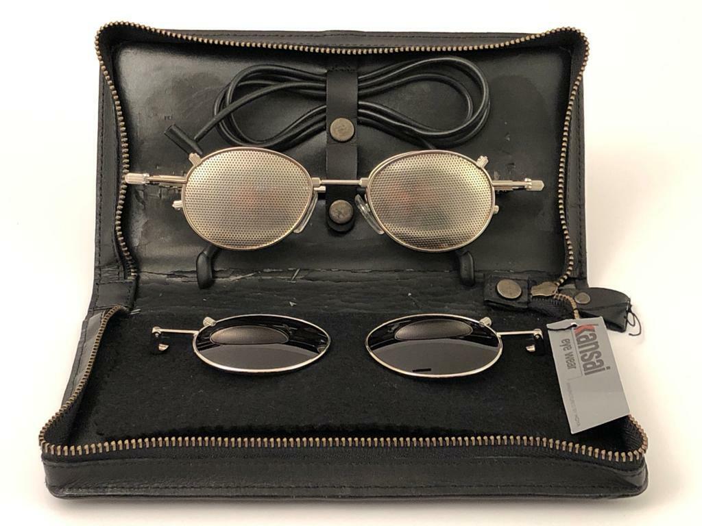 NEW VINTAGE KANSAI YAMAMOTO HOYA KY16 KT STEAMPUNK FULL SET SUNGLASSES 80 JAPAN NEW VINTAGE KANSAI YAMAMOTO HOYA KY16 KT STEAMPUNK FULL SET SUNGLASSES 80 JAPAN