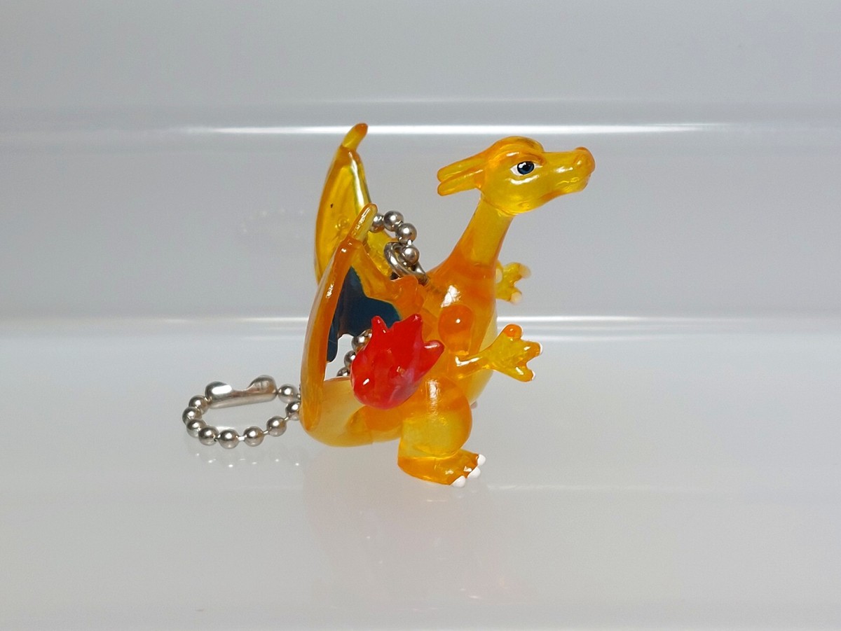 Charizard (Clear) Pokemon Swing Keychain Figure Gashapon Bandai