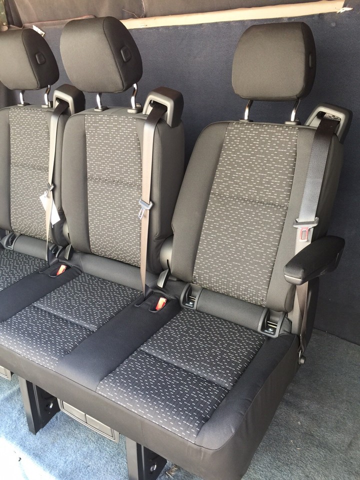 Sprinter Bench Reclining 2022 2021 2020 2019 Sprinter Van Fabric Recliner Bench Seat 3 Person ...