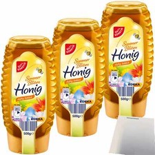 Gut&G&uuml;nstig Sommerbl&uuml;tenhonig duftig-lieblich 3x500g Squeeze-Flasche usy Block