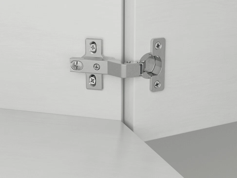 4 Cerniere A Tazza Per Mobili, Con Battuta A Angolo Di 45° Gradi - Foto 4