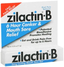 ZILACTIN-B Canker & Mouth Sore Relief Gel .25 oz