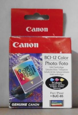 Original Canon BCI-12 Color Photo Tinte cyan magenta yellow für BJC-85  OVP 