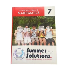 Simple Solutions Summer Solutions Standard-Based Mathematics Level 7