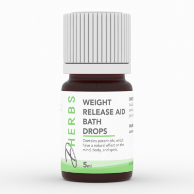 Dherbs Weight Release Aid Bath Drops, 5ml