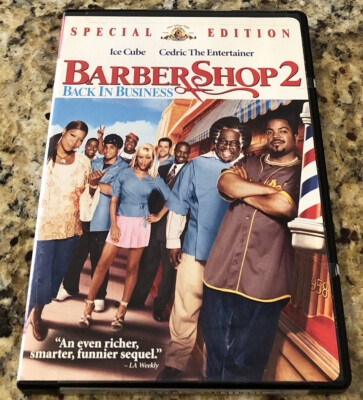 BARBERSHOP 2 BACK in BUSINESS (2002) Special Edition Ice Cube Eve Queen Latifah