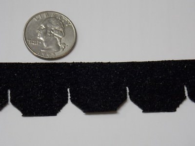 Dollhouse Miniature Black Hexagon Asphalt Shingles Classics 1:12 inch scale D161