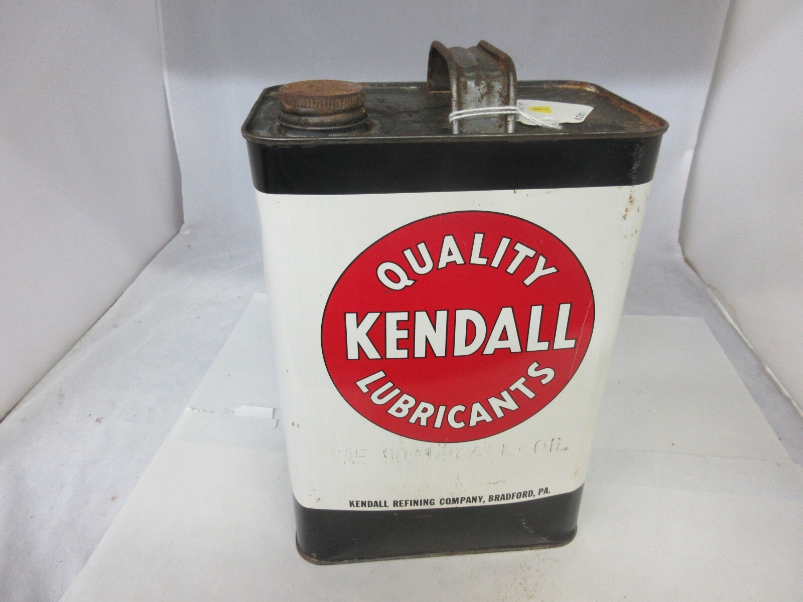 VINTAGE ADVERTISING KENDALL OIL 1 GALLON CAN SHOP TIN 756-M | eBay