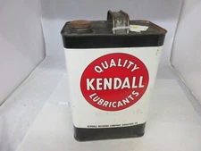 VINTAGE ADVERTISING KENDALL  OIL 1 GALLON   CAN  SHOP TIN   756-M
