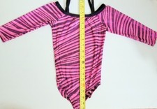 Pink Black Zebra Leotard Hip Hop Jazz Dance Costume Size 6X