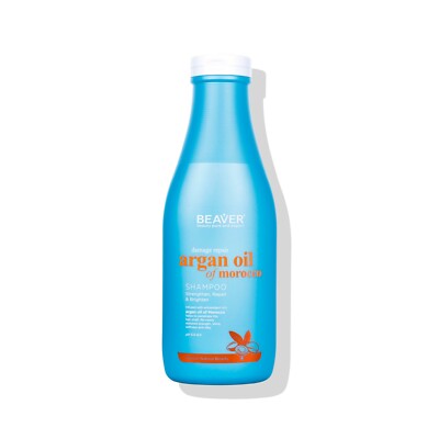 730ML BEAVER Argan Oil Of Morocco Shampoo Strong repair&Enhance Nutrition Hair 