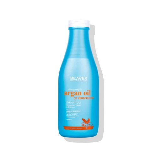 730ML BEAVER Argan Oil Of Morocco Shampoo Strong repair&Enhance Nutrition Hair