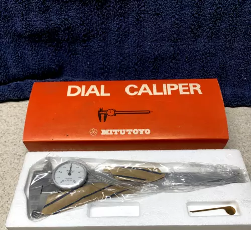 Machinist Tool: Mitutoyo 150mm Dial Caliper 505-102 DK 15 (NOS) 0.05mm