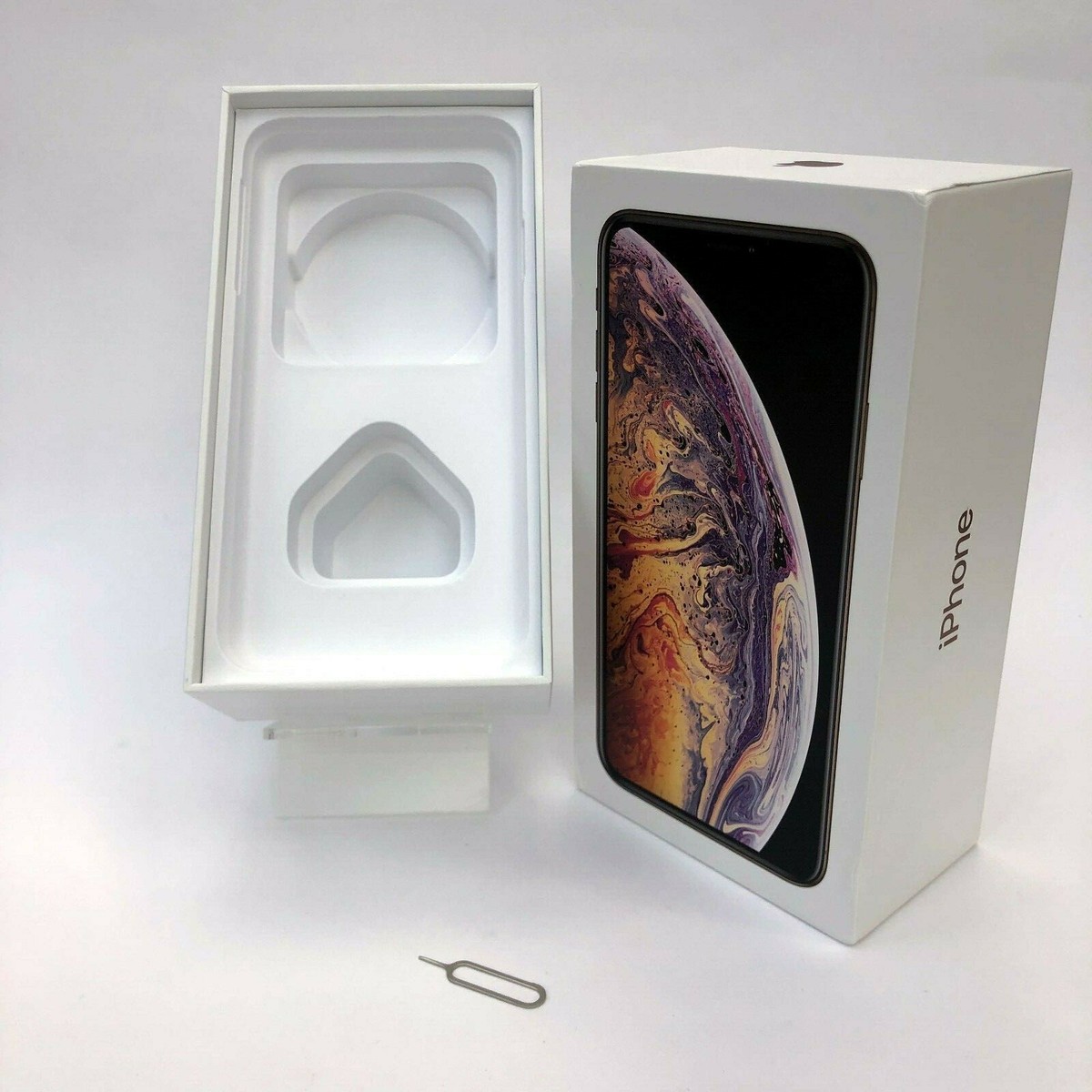 Original iPhone XS MAX empty box only 64GB 256GB 512GB | eBay
