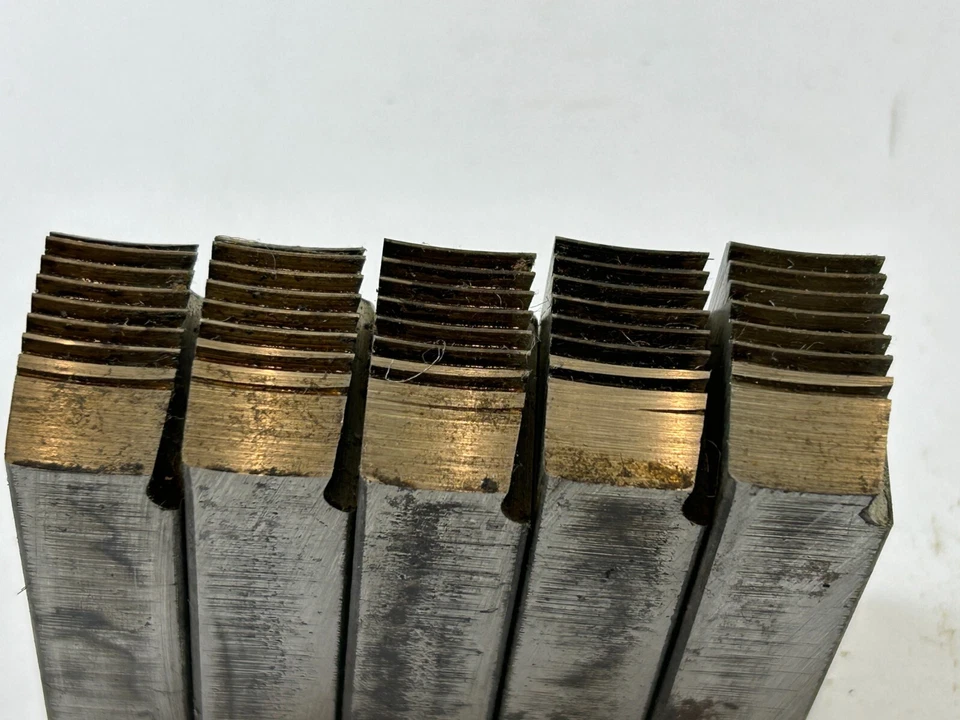 3-1/2" BSP Pipe - Oster 44 Dies - Set of 5 - British Made - Threading Diehead - Image 4 of 4