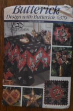 Butterick 6379 Christmas Item Assortment Decor Uncut