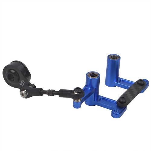 Aluminium Lenkglockenkurbel mit 25T Servospararm für Traxxas 2WD Rustler Bandit - Bild 9 von 10