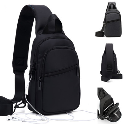 Water Resistant Sling Backpack Rucksack Chest Pack Single Strap Daypack Bag 