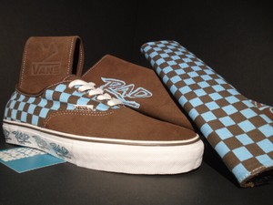 vans brown blue