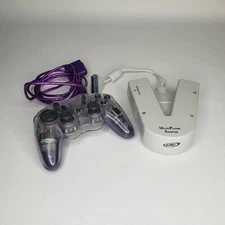 Playstation PS Intec PS-6003-B Clear Controller And Intec Multi Player Adapter