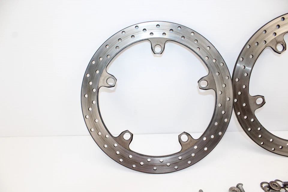 00-05 BMW K1200GT K1200RS FRONT LEFT RIGHT BRAKE ROTORS DISCS 34112338232 Foto 2 de 4
