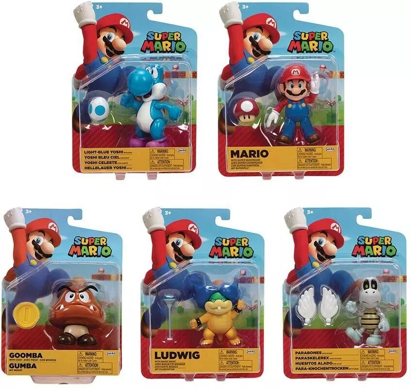 SUPER MARIO 4-Inch Action Figures Collection