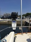 Outboard Motor Bracket 1" Stern Rail Mounting  Double Rail Style